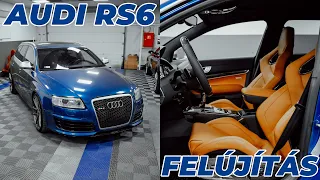 Audi RS6 C6 V10 730PS - - MMM interior - - Carbon / Recaro / RS Plus - - utastér felújítás