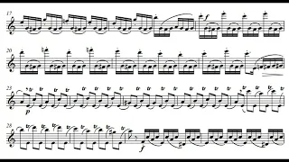Estudio No. 2, Berbiguier - Saxophone - Partitura / Credits: Classical Saxophone