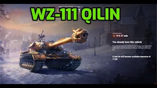 [WOT] Under the Hammer! event. Day 4. Auction for WZ-111 Qilin with gold