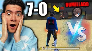 EL JUGADOR QUE LE METIO 7-0 A RUOK Y LO HUMILLO EN UN PVP DE FREE FIRE *epico* | TheDonato