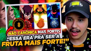 REACT "AS 10 AKUMA NO MI NÃO CANÔNICAS MAIS FORTES DE ONE PIECE" | Player Solo