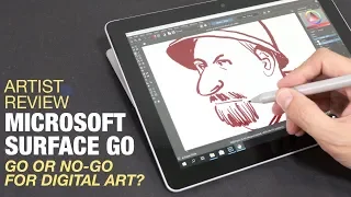 Artist Review: Microsoft Surface Go (or No-Go?)