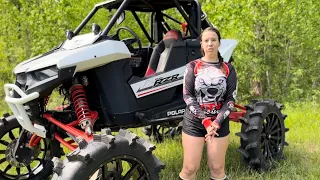 Miss @laci_ritchey019 with @patvpowersports turned up the power at the @southernbountyseries