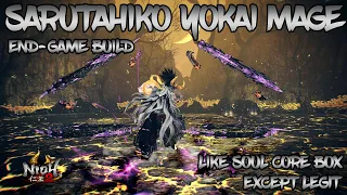 Nioh 2 End Game Build - Sarutahiko Yokai Mage