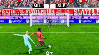 Europa League 2023/24 - Milan vs. Slavia Praha - Penalties