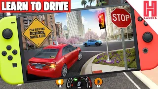 Car Driving School Simulator Switch Gameplay