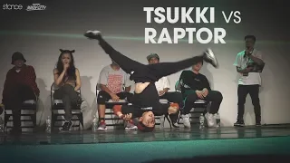 TSUKKI (age 12) vs RAPTOR (age 11) // .stance // Taipei Bboy City 2018