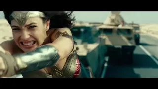 Wonder Woman 1984  Highway Fight Scene Diana Starts To Lose Her Powers
