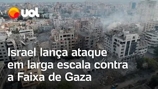 Israel x Hamas: Vídeo mostra bombardeio e destruição em Gaza no 4º dia de guerra
