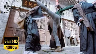 【Kung Fu Movie】The beauty turns out to be a Kung Fu master, 1Vs30 Japanese samurai!#movie #drama