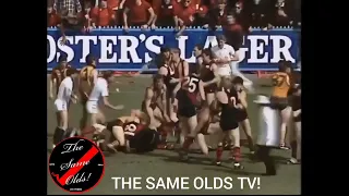 The 1985 Grand Final Brawl Between DONS & HAWKS!