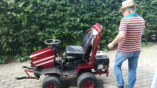 Мой самодельный садовый минитрактор! My homemade garden mini tractor!