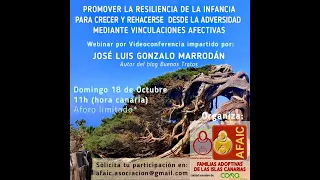 Promover la resiliencia de la infancia - José Luis Gonzalo Marrodan
