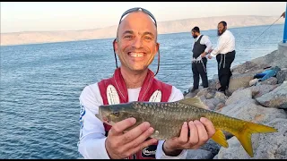 סשן כנרת מס' 2 ל 2023, הפעם הביניות שיתפו פעולה 🐟Ultralight fishing in the Sea of Galilee HE/EN Subs