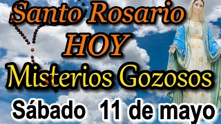 Santo Rosario de HOY sábado 11 de Mayo 2024 🙏⛪ Misterios Gozosos, Rosario a la Virgen María⛪