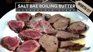 Salt Bae's BUTTER TENDERLOIN RECIPE Tested - Nusr-Et Steakhouse Restaurant!