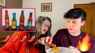 KIPRÓBÁLTUK A LEGCSÍPŐSEBB SZÓSZOKAT ANYÁVAL 🥵 Mukbang