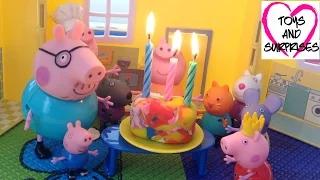 Свинка Пеппа  - Мультфильм из игрушек -  День Рождения. Peppa Pig