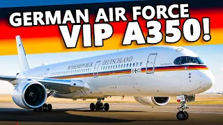 RARE VIP A350! German Air Force Airbus A350-900 at Calgary Airport