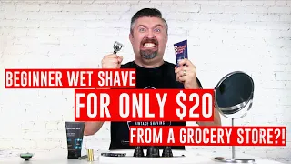 Beginner Wet Shave for $20 at a Grocery Store?! Dollar Shave Club and Schick Almost Break Matt!