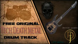 Technical Death Metal Styled Free Original Drum Track - 117 BPM (FREE WAV & MIDI DOWNLOAD)