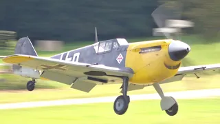Vintage Warbirds landing on german grass