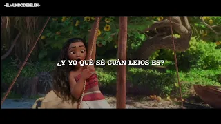 Moana - Cuán Lejos Voy (Letra latino)