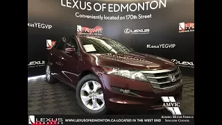 Used Maroon 2012 Honda Crosstour EX-L Walkaround Review Slave Lake Alberta