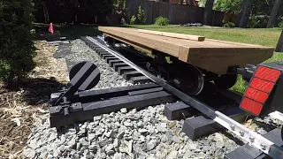 Backyard Railroad: Accu-Tie 7.5" Gauge Switch Throw Assembly