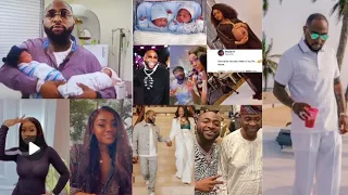 EMOTIONAL MOMENT DAVIDO CHIOMA SPOTTED CARRYING HIS TWINS 🤰🍼 PRAYING FOR THEM @THEIR NAMING CEREMONY