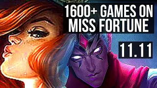 MISS FORTUNE & Senna vs VARUS & Karma (ADC) | 6/0/3, 3.3M mastery, 1600+ games | KR Master | v11.11