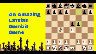 An Amazing Latvian Gambit Game | David Moody vs Les LeRoy Smith: Michigan Open 1982