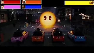 Autos De Fantasmas VS. PAC-MAN - Píxeles - Con Las Barras De Vida (Editado Por @GD22002)