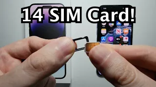 iPhone 14 / Plus / Pro / Pro Max: How to Insert / Remove SIM Card!