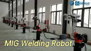 6 Axis MIG Welding Robot 10kg Load HIgh Accuracy For Aluminum Alloy