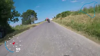Onboard from the Supersport practice at Skerries 2018 following William Dunlop #6 for a lap