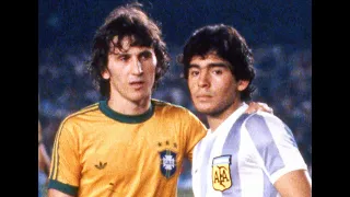 Zico vs Argentina | 1979 Copa America | 1 Goal & Assist | All Touches & Actions