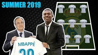 OMG 😱 Real Madrid STARTING LINEUP SUMMER 2019 ft. Mbappe, Mane ...