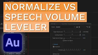 How to Even Out Volume Levels with Normalize and Speech Volume Leveler - Adobe Audition Tutorial