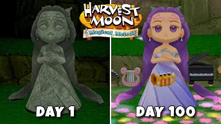 I Spent 100 Days Playing Harvest Moon: Magical Melody...