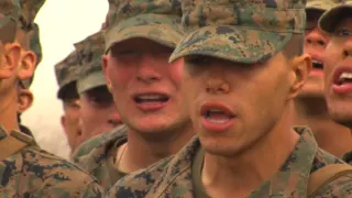 USMC Camp Pendleton Eagle, Anchor and Globe Ceremony March 3, 2016