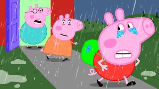 No Way   ! Peppa Get out of my HOUSE!  Peppa Pig Funny Animation
