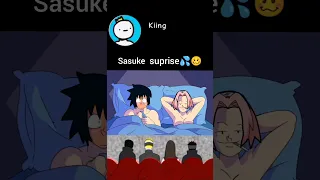 Naruto squad react on sasuke suprise #naruto #anime #viral #shortsfeed #shorts #short #funny #fun
