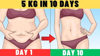 Standing Only: LOSE 5KG IN 10 DAYS! (Fit for Beginners, Seniors and Overweight Body)