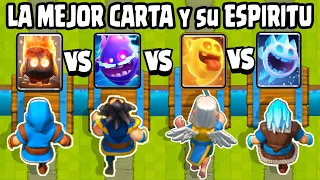 CUAL ES LA MEJOR CARTA Y SU ESPIRITU? | OLIMPIADAS de CLASH ROYALE