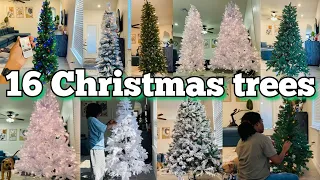 Unboxing 16 MUST-SEE Amazon Christmas Trees: Setup & Reviews