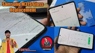 Samsung M31S Broken glass Replacement | Cracked Screen Repair (Front Glass Only) #Superalamtechnical