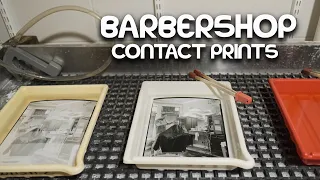 Barbershop Series 8x10" Contact Prints - Large Format Friday