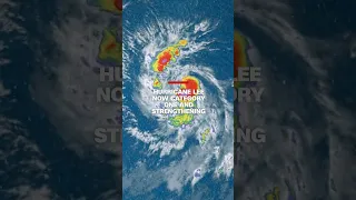 Hurricane Lee now category one and strengthening