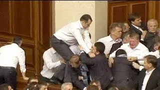 More punch-ups in Ukraine parliament